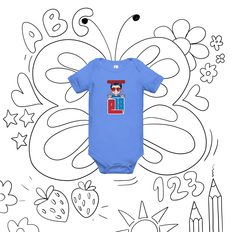E18 Good Vibes Baby Onesie product image (9)