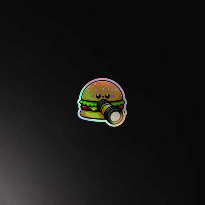 Whimsical Burger & Flashlight Sticker Set product image (4)