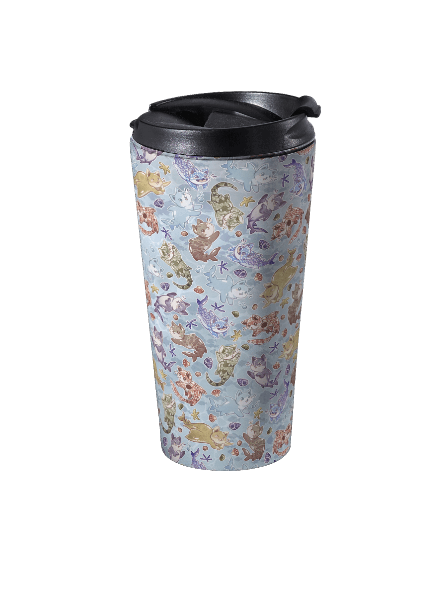 CATSHARK - stainless steel travel mug product image (2)