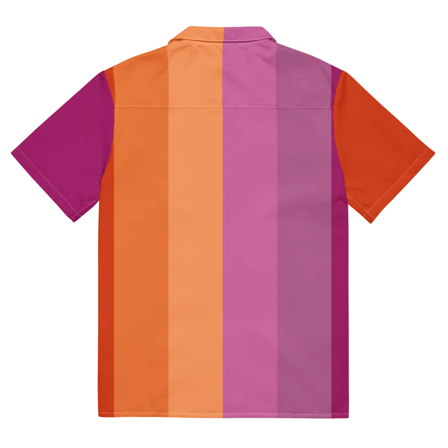 Lesbian Pride Flag - All-Over Hawaiian Shirt product image (10)