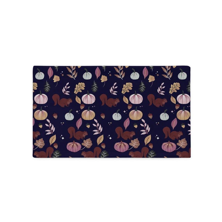 Pumpkins & Friends Deep Blue • Pillow Case product image (1)