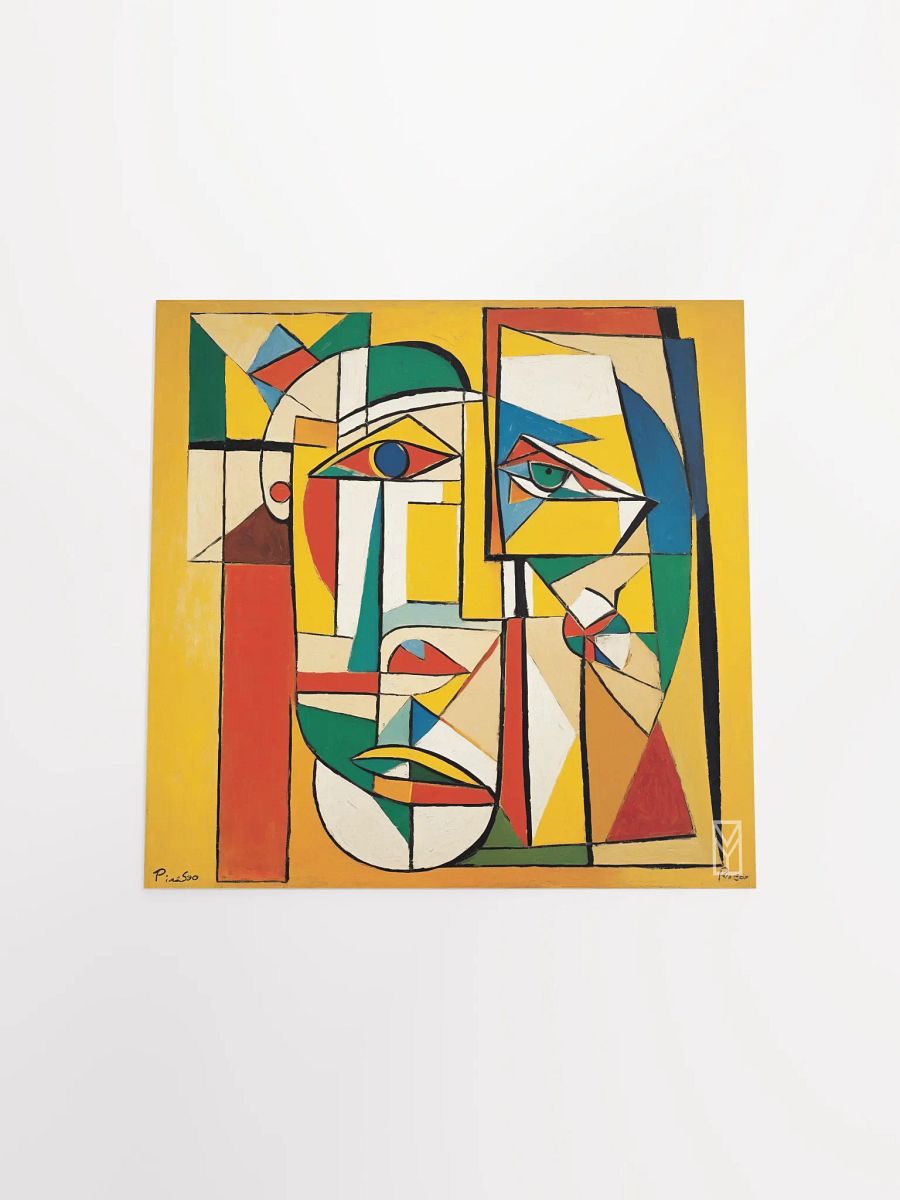 Poster Vivid Persona in Cubist Lines product image (4)