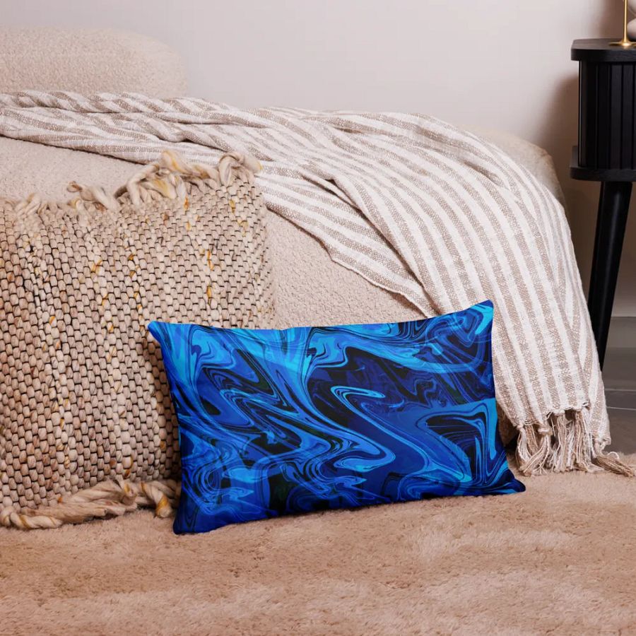 Azure Wave All-Over Pillow Case product image (27)