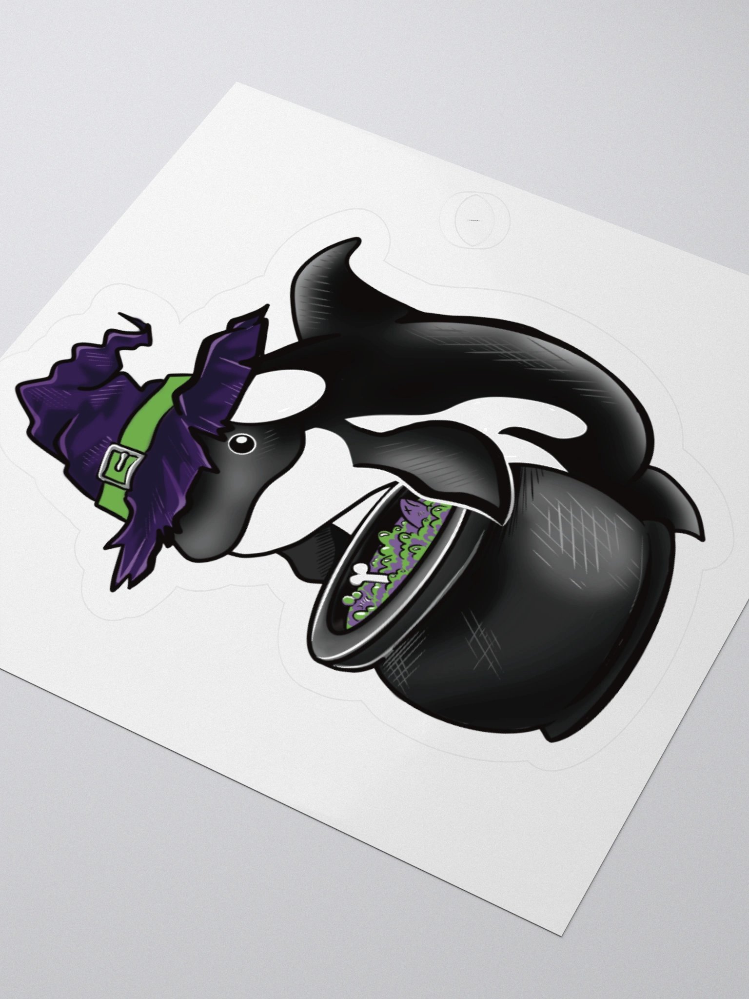Orca Witch Sticker product image (9)