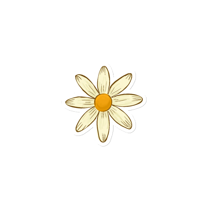 Daisy Head Die Cut Magnet product image (2)