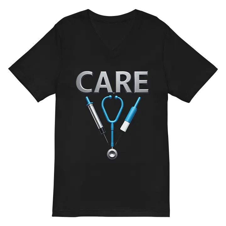 CARE Medical Symbols V-Neck T-Shirt product image (3)