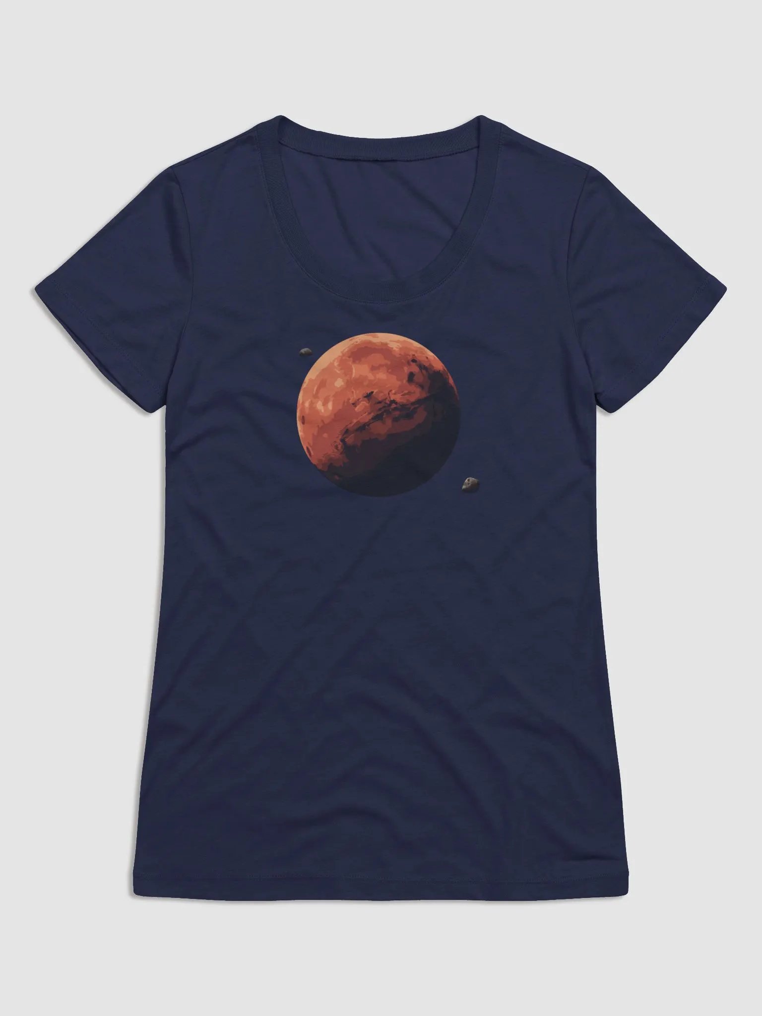 Mars, Deimos and Phobos Women's Space T-Shirt product image (1)