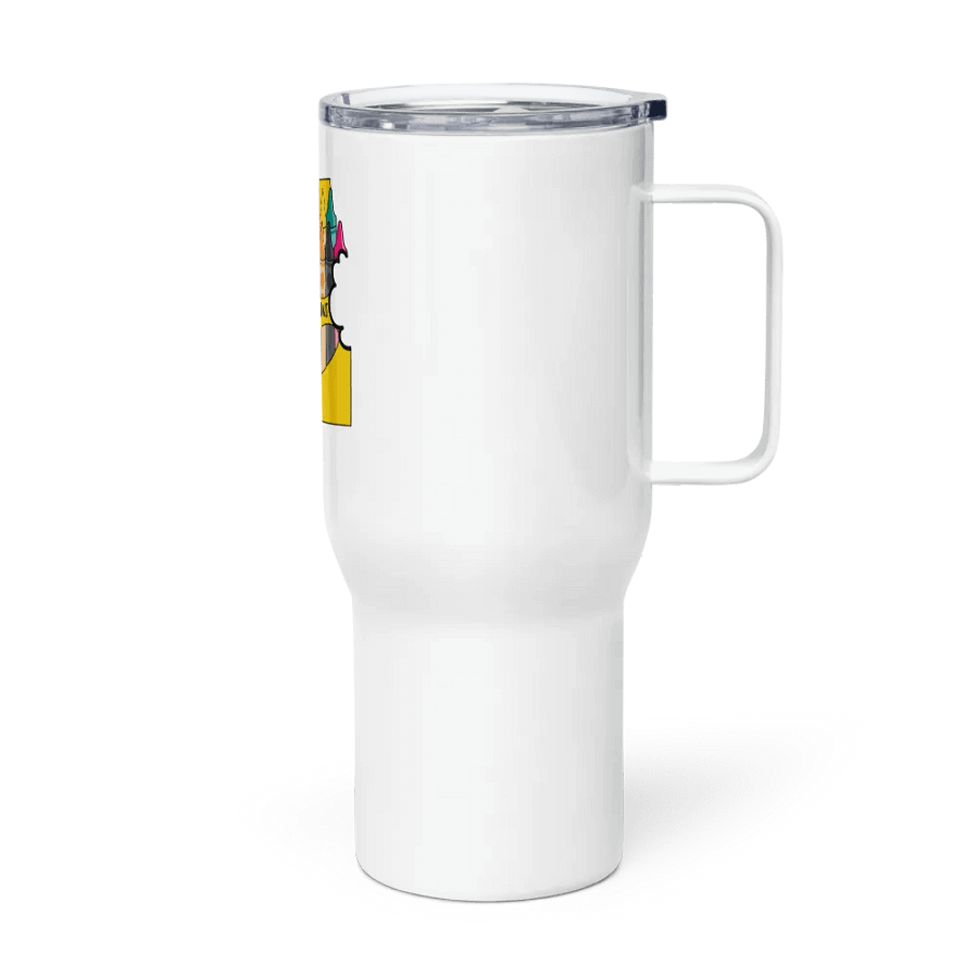 Colorful Crayon Sketch Travel Mug product image (4)