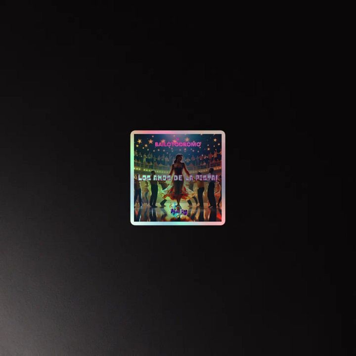 Sticker holográfico Los Amos de la Pista product image (4)