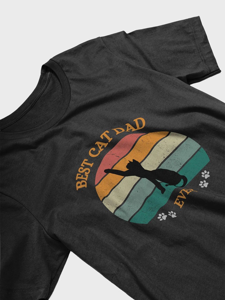Colorful Cat Dad Graphic Tee product image (23)