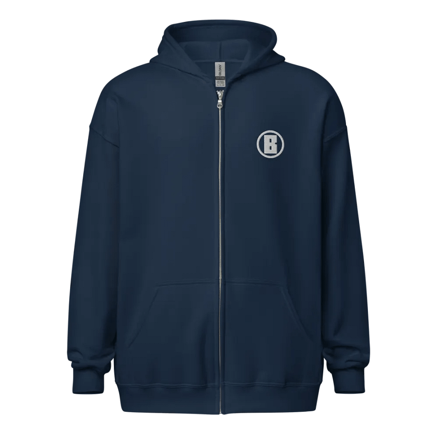 Embroidered Zip Up Hoodie - Unisex product image (1)