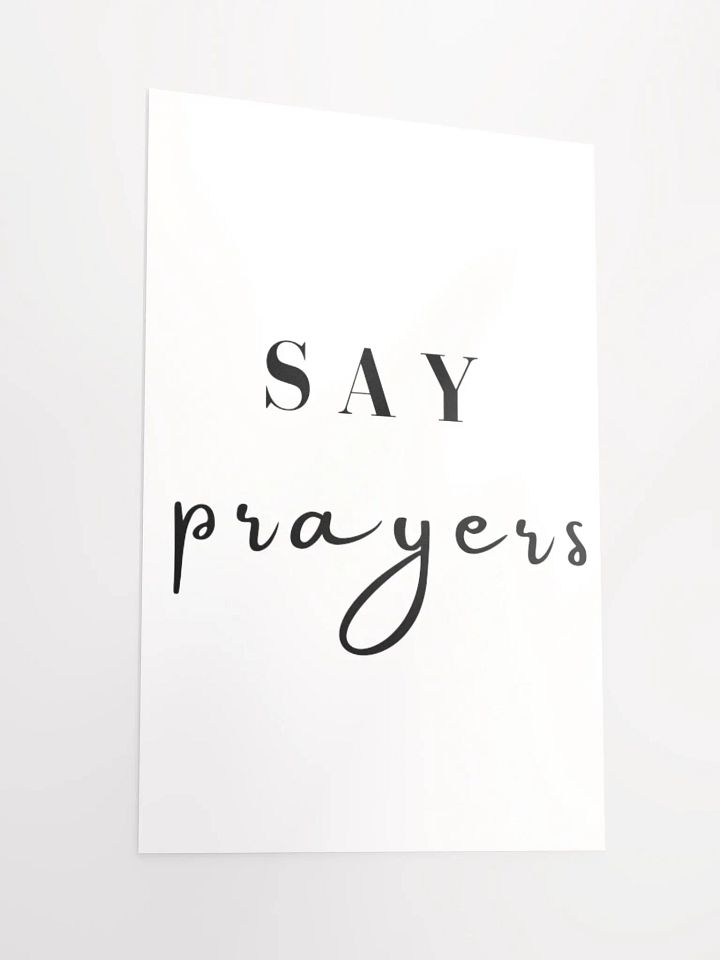 Say Prayers Poster product image (5)
