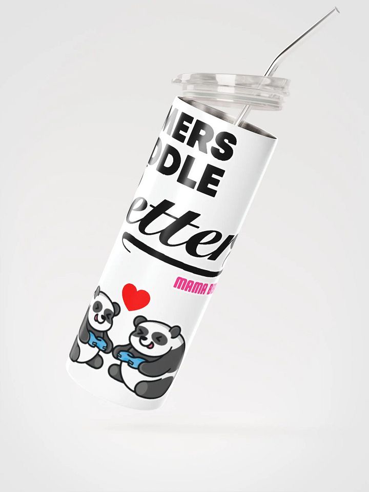 Gamers Cuddle Better Stainless Steel Tumbler product image (2)