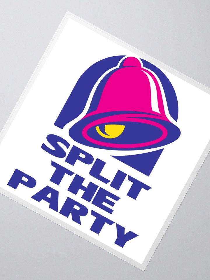 Dividir El Partido - Kiss Cut Parody Logo product image (2)