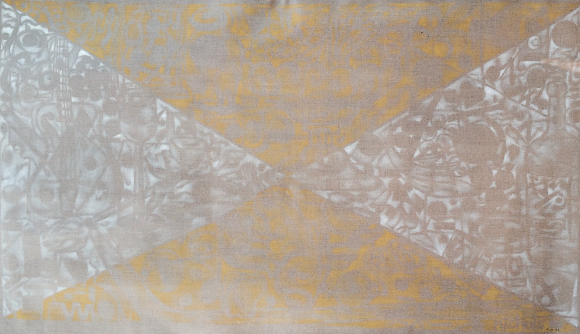 Spring Still Life (1992) (73" x 46") Rolled Canvas Original product image (1)