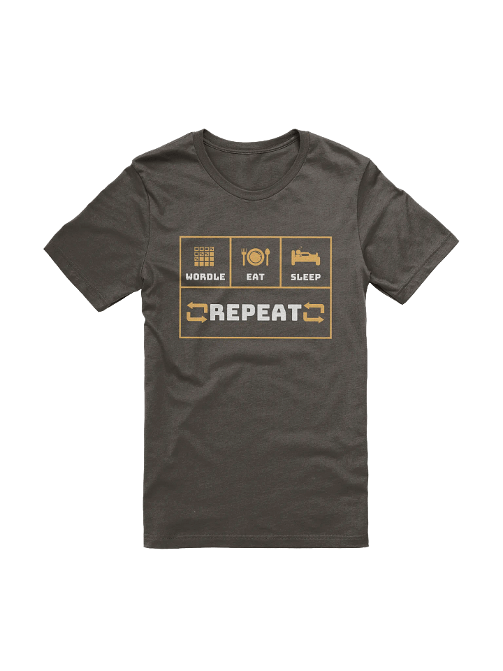 Wordle, Eat, Sleep, Repeat T-Shirt product image (1)