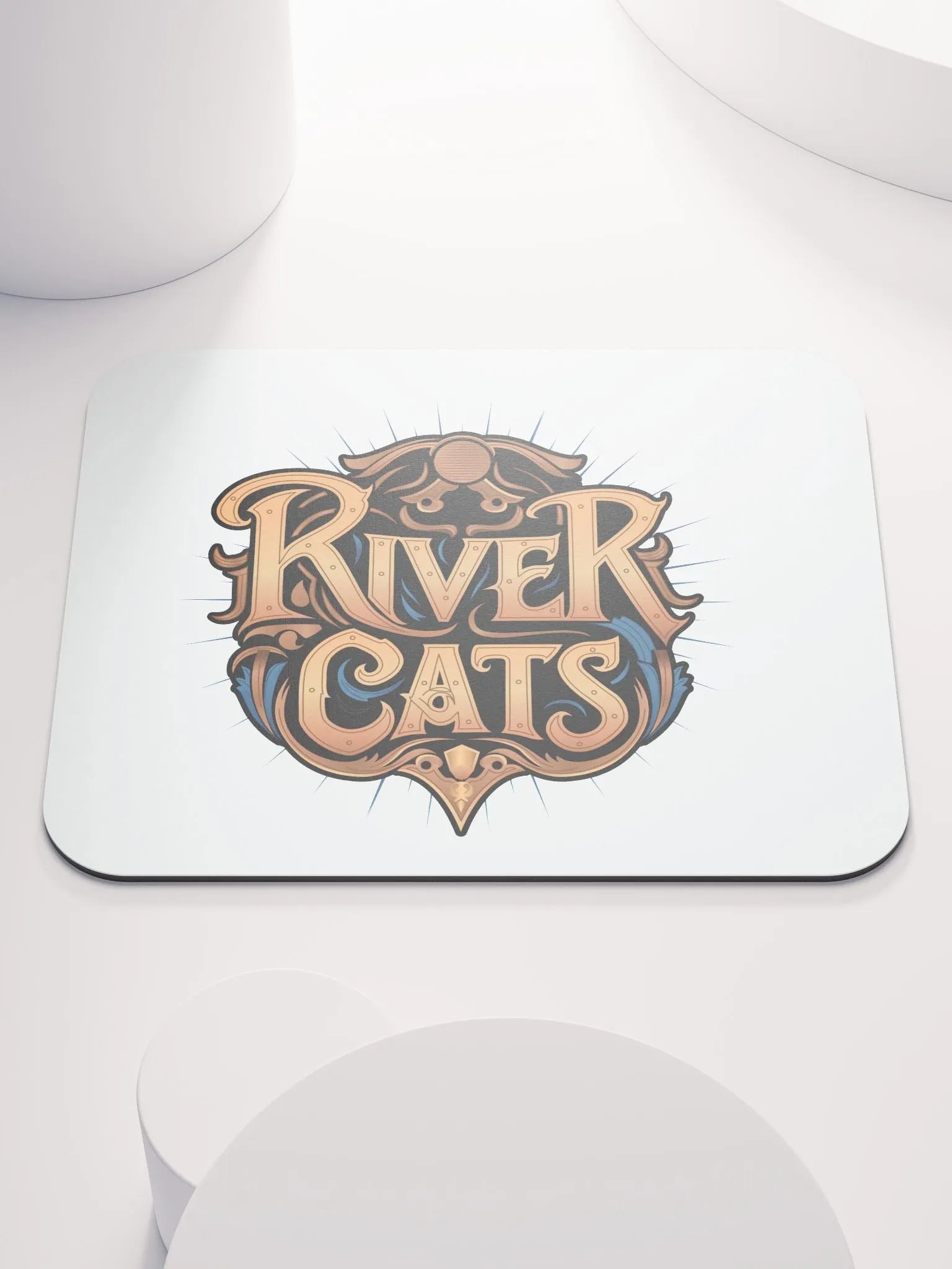 River Cats Mouse Pad product image (1)