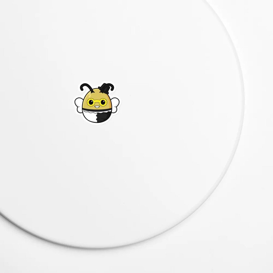 Clown bee magnet product image (7)