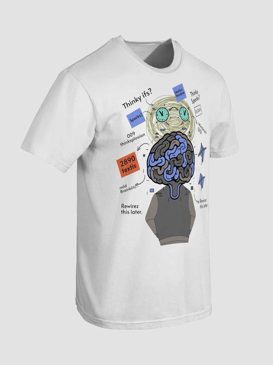 Ideafuzz Headpop Brain T-Shirt product image (7)