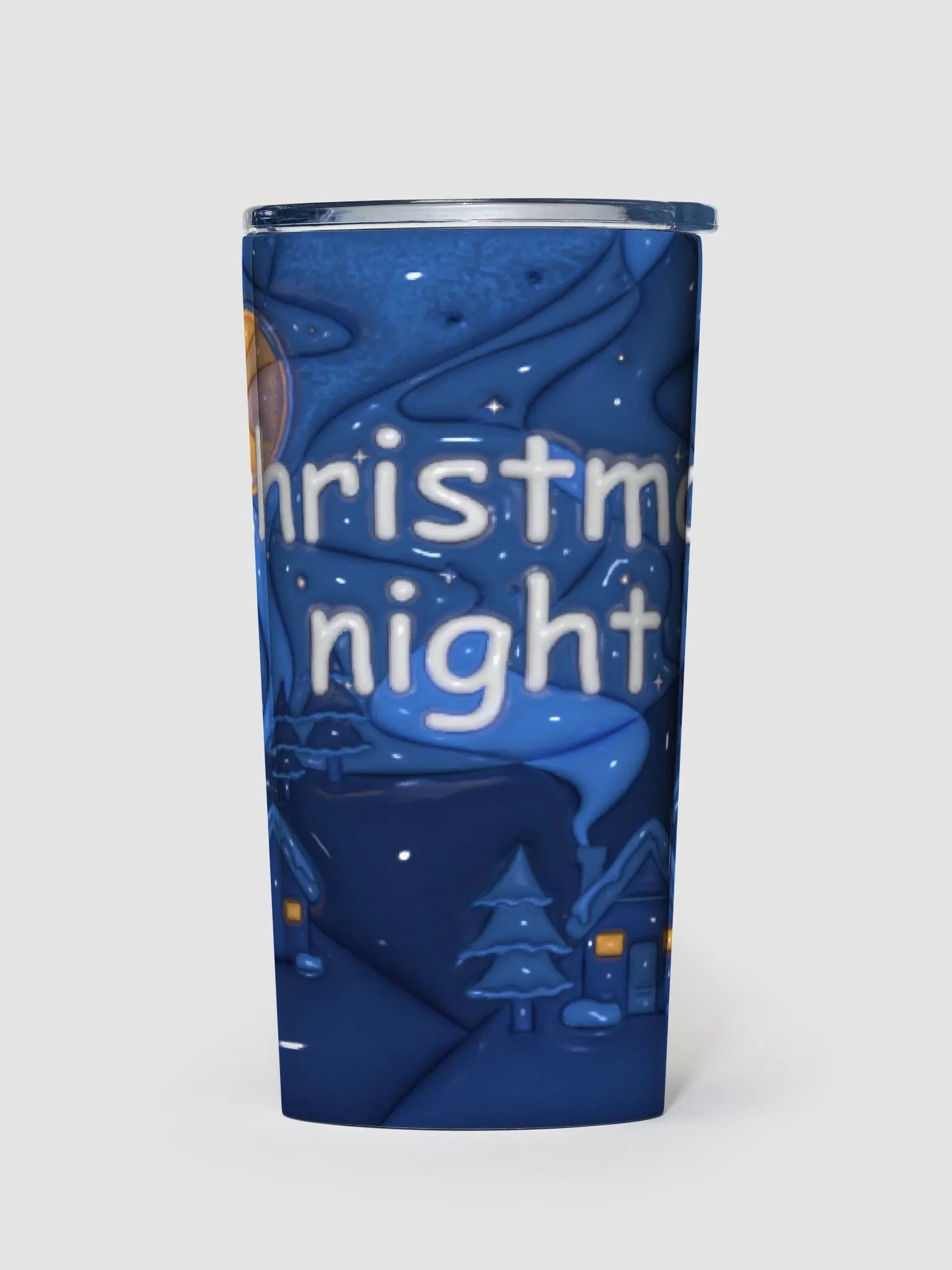 Christmas Night Sky Stainless Steel Tumbler product image (1)