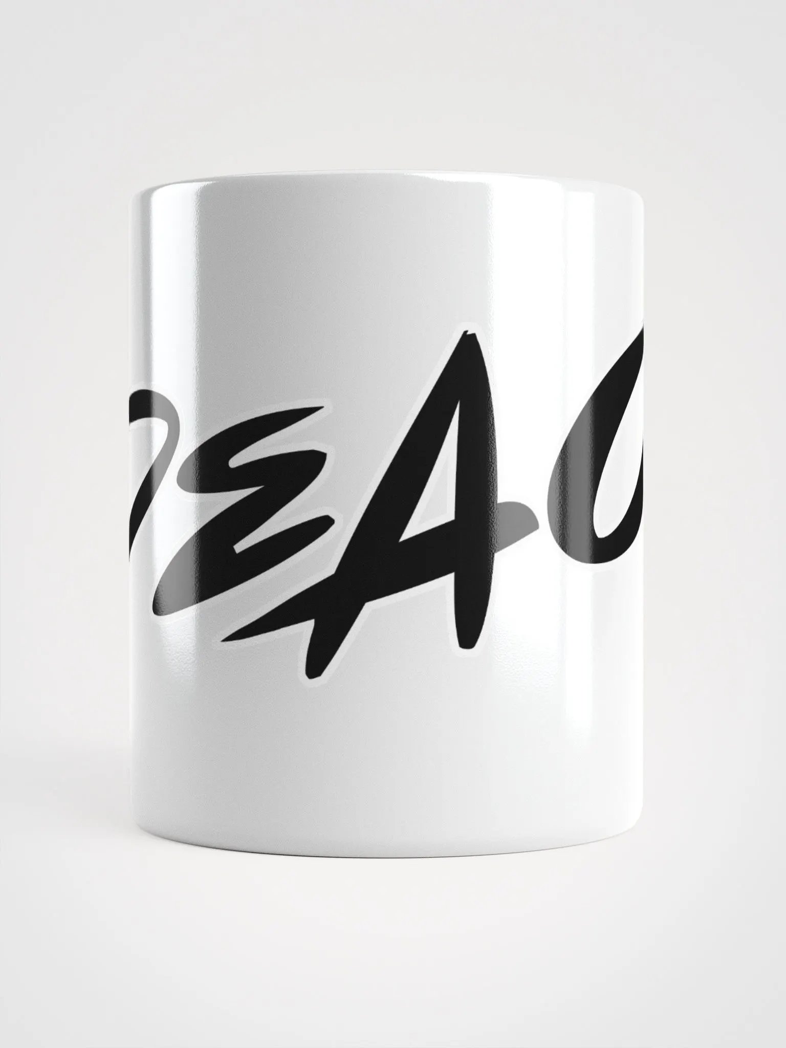 Peace - Keep It Simple - White Glossy Mug product image (5)