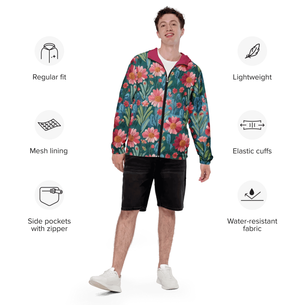 Wild Berry Breeze All-Over Windbreaker product image (3)