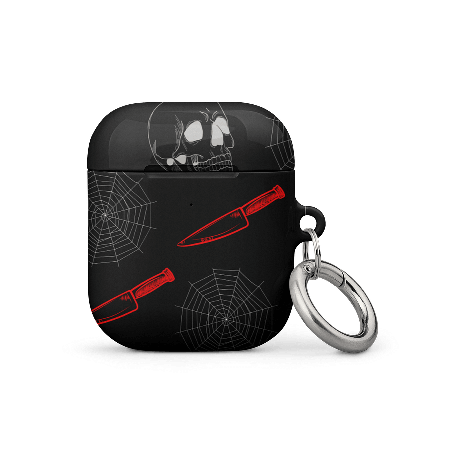 death airpod case black product image (1)