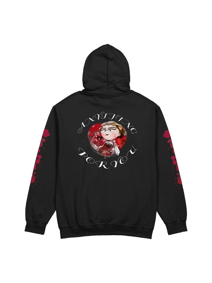 "ANYTHING FOR YOU" Chibi Ingrid Hoodie (with white text) product image (6)