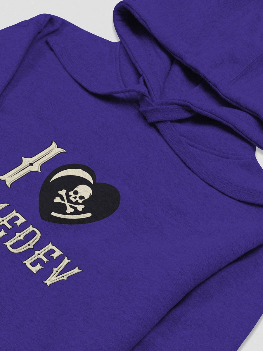 I Heart Gamedev Unisex Premium Cotton Hoodie product image (3)