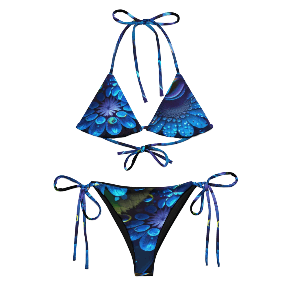 Kawaiikitten Exclusive Premium Dew Drop Deep Blue Bikini product image (1)
