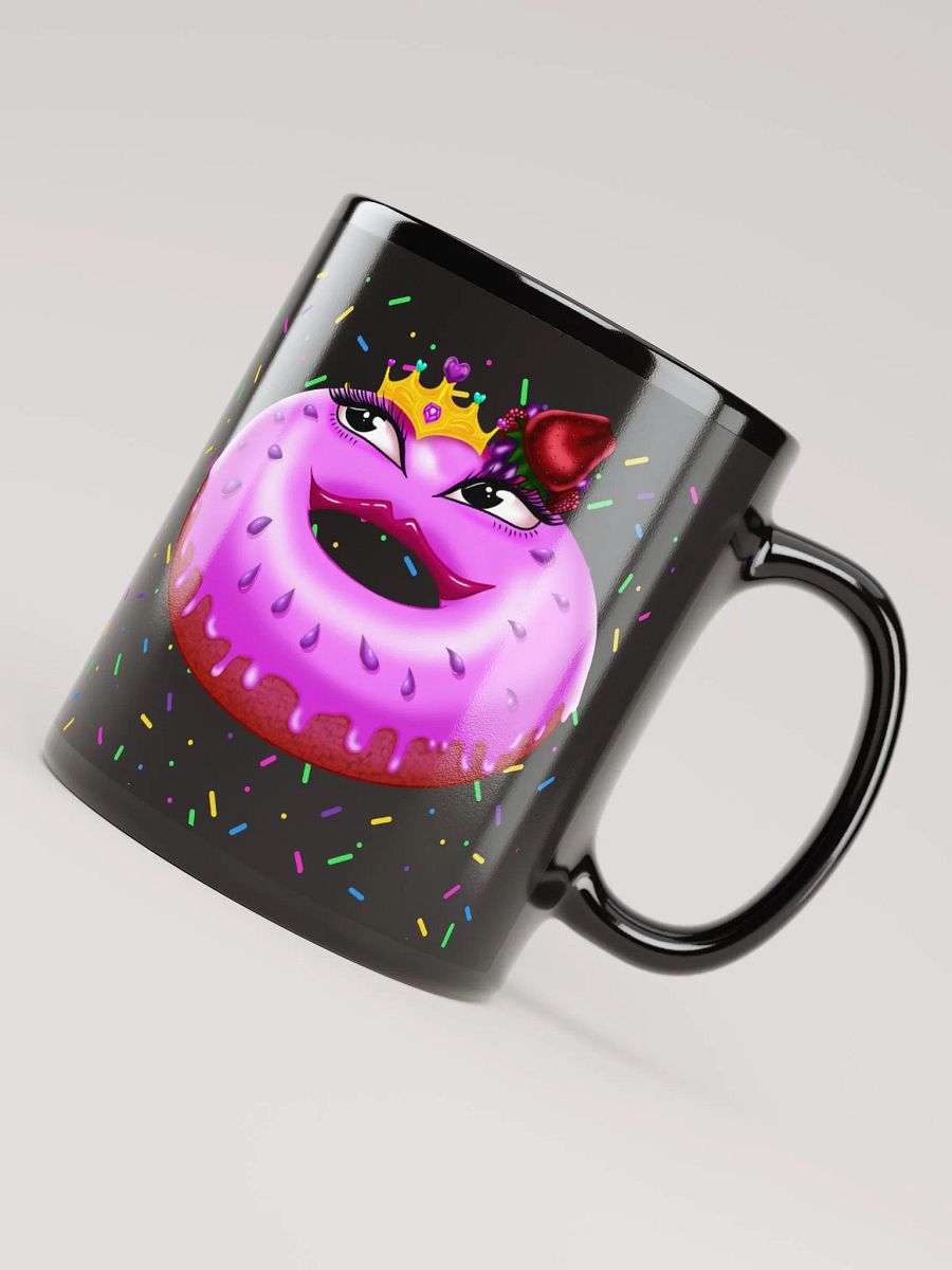 Queen of the Donuts Black Mug product image (4)
