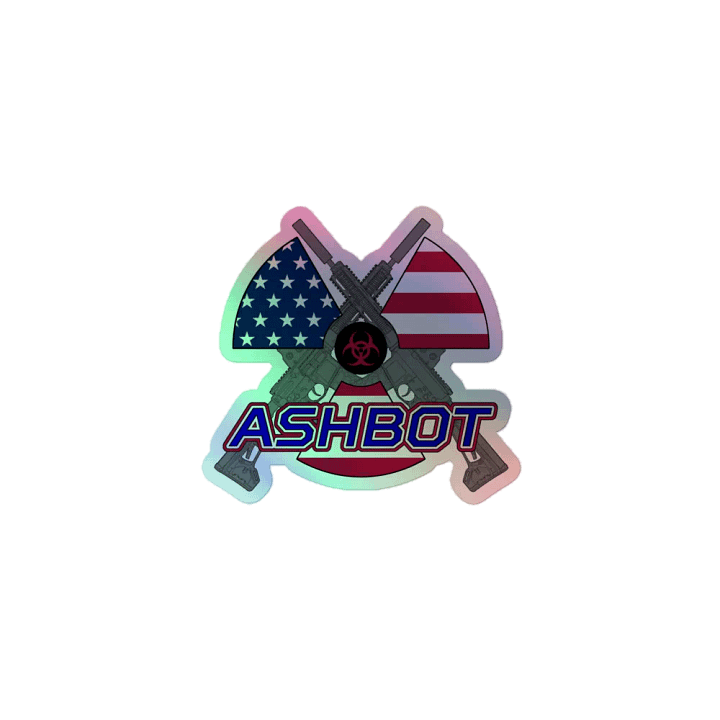 ASHBOT LOGO Holographic Sticker product image (1)