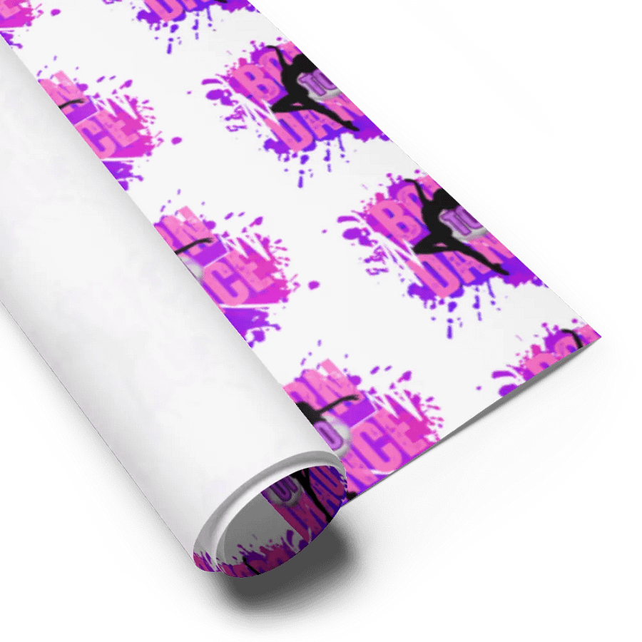 Born To Dance Melodic Moves Her Silhouette Wrapping Paper Set product image (6)