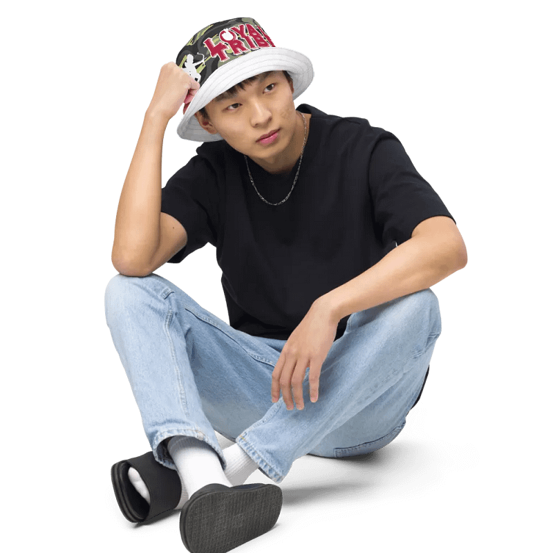 LOYAL TRIBE REVERSIBLE BUCKET HAT