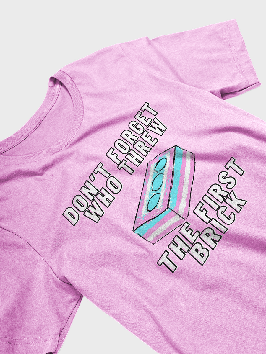 Don't Forget Who Threw The First Brick Tee product image (16)