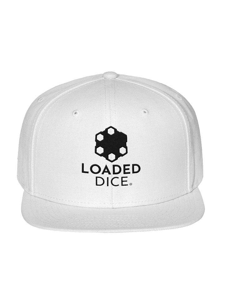 Loaded Dice Graphic Wool Blend Snapback White product image (1)