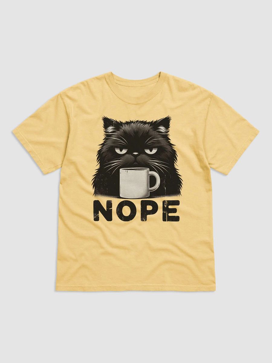 Nope Not Today - Grumpy Cat with Coffee Illustration product image (4)