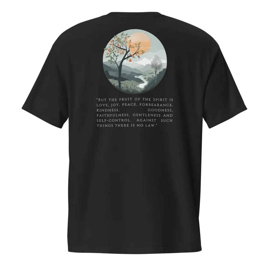 Virtues of Faith Christian Pocket T-Shirt | Galatians 5:22-23 product image (1)