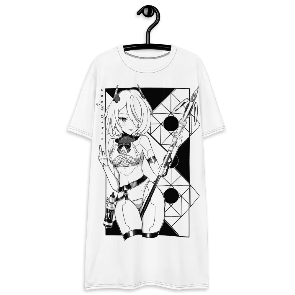 Sassy Cassini Anime T-Shirt Dress product image (4)