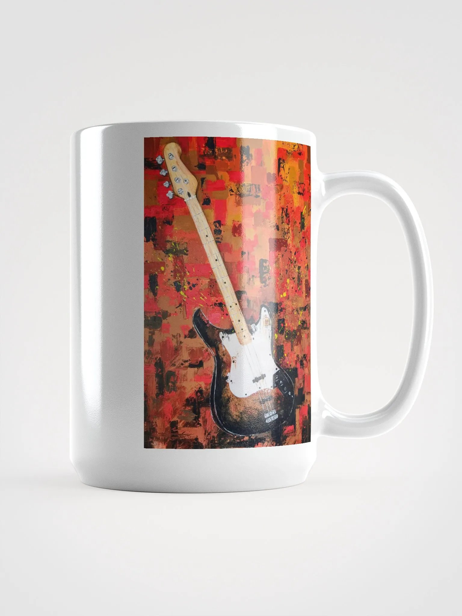Bold Block Mug - POLARY'S Collection Electric Bass product image (3)