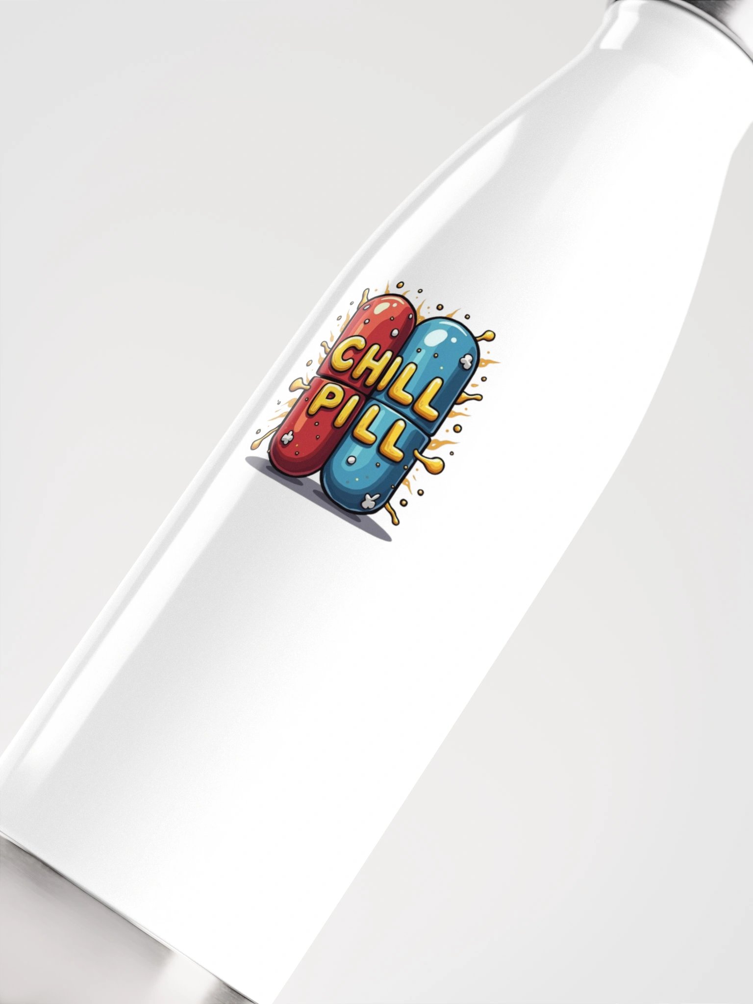 Chill Pill Stainless Steel Water Bottle product image (5)