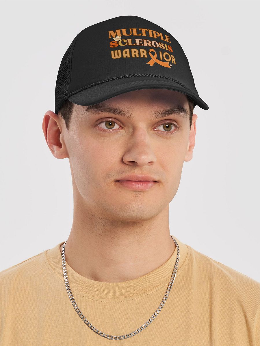 Multiple Sclerosis Warrior, Awareness Foam Trucker Hat product image (1)