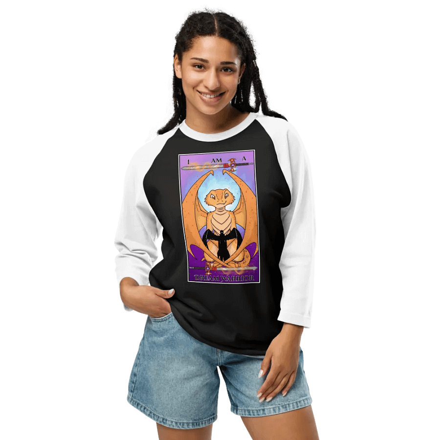 Day of the Dragon Tarot Card Baseball Long Sleeve Shirt product image (18)