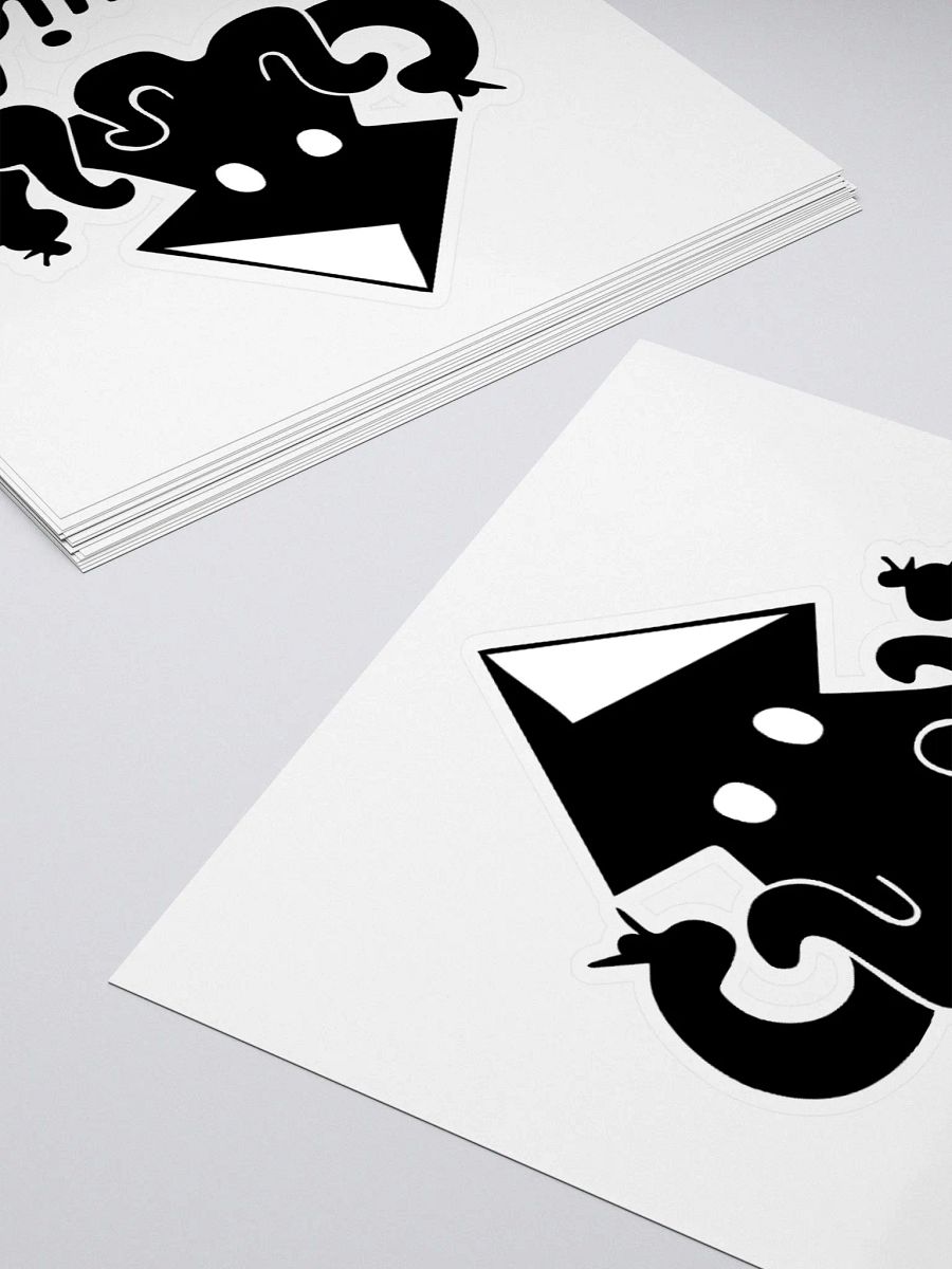 Squido Studio Black Logo Stickers product image (4)