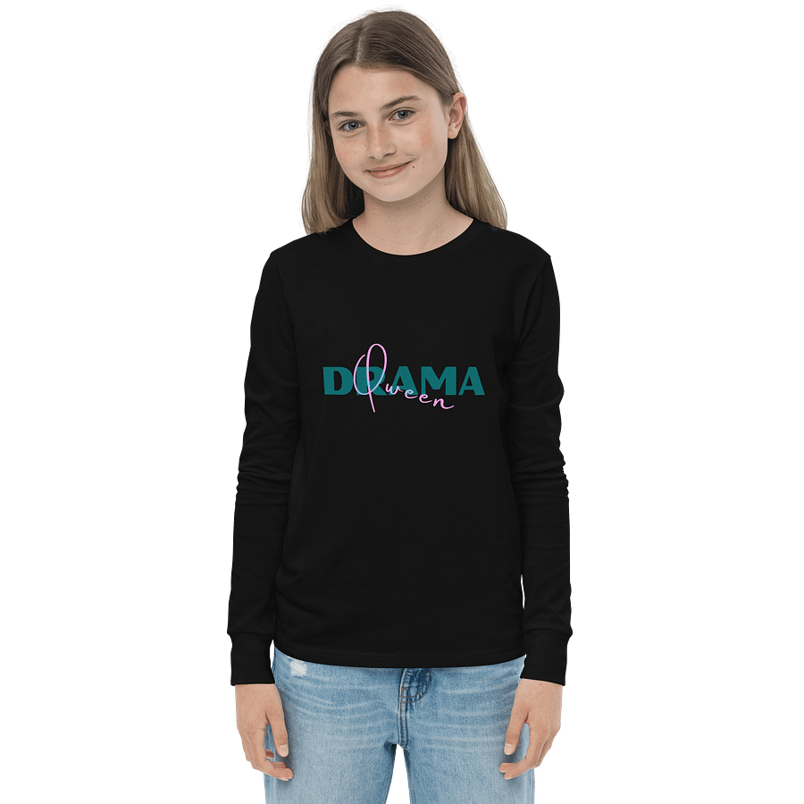 Drama Queen Youth Long Sleeve Tee product image (1)