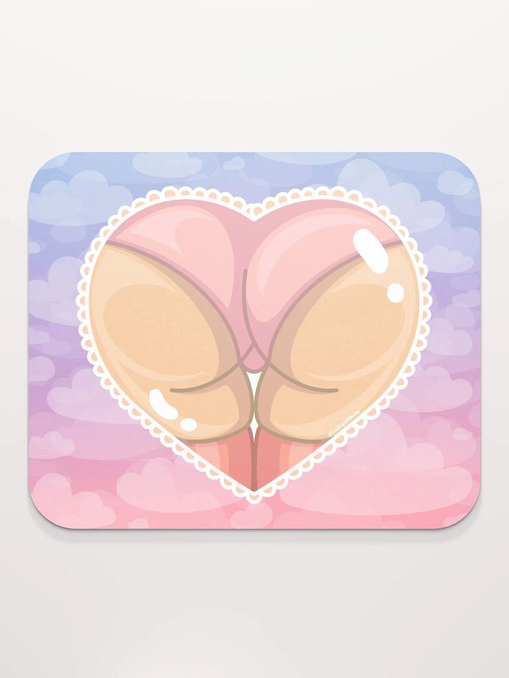 Pink Heart Booty Mousepad product image (2)
