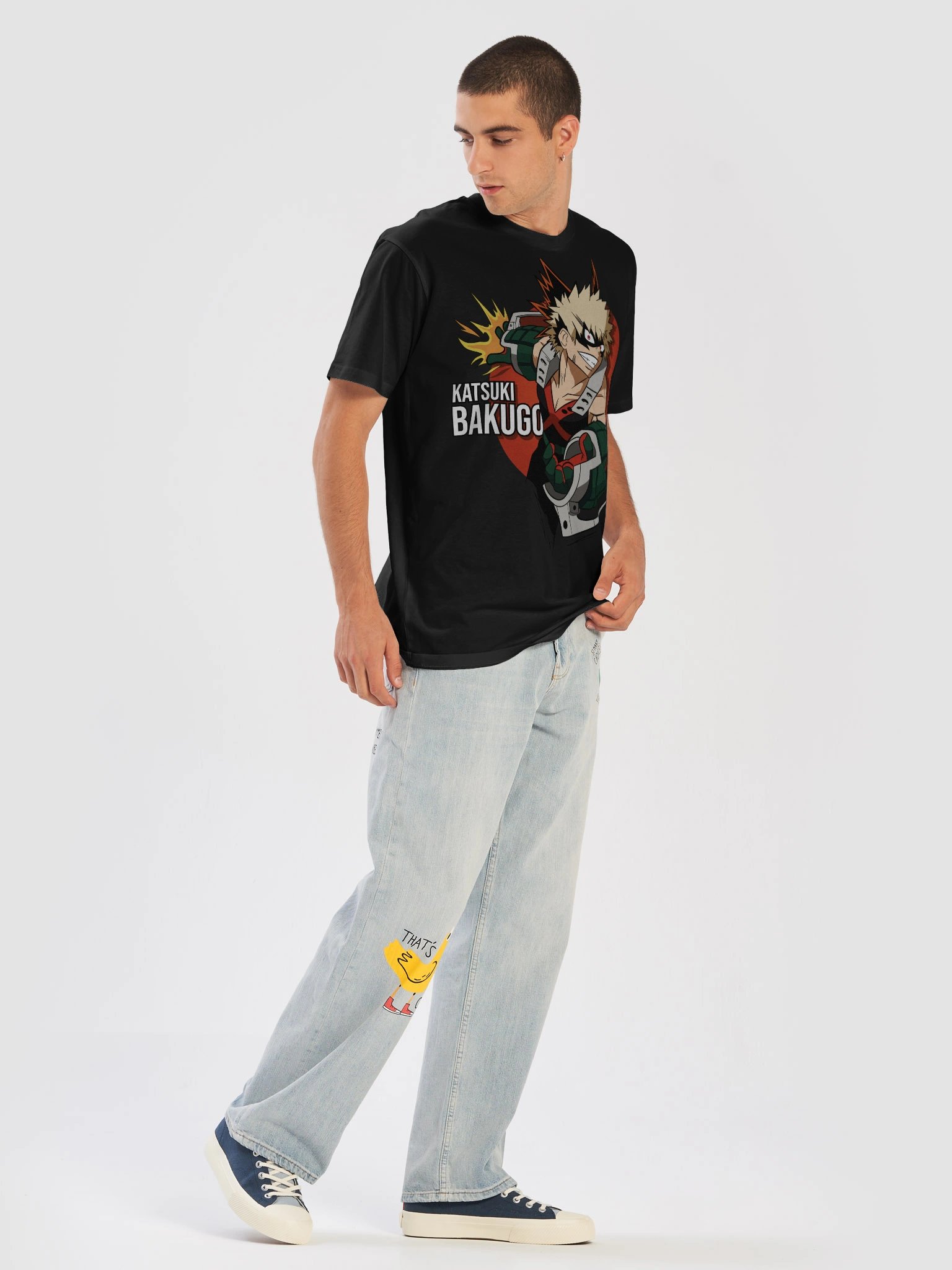 Bakugo Explosion T-Shirt – Unleash the Boom product image (5)