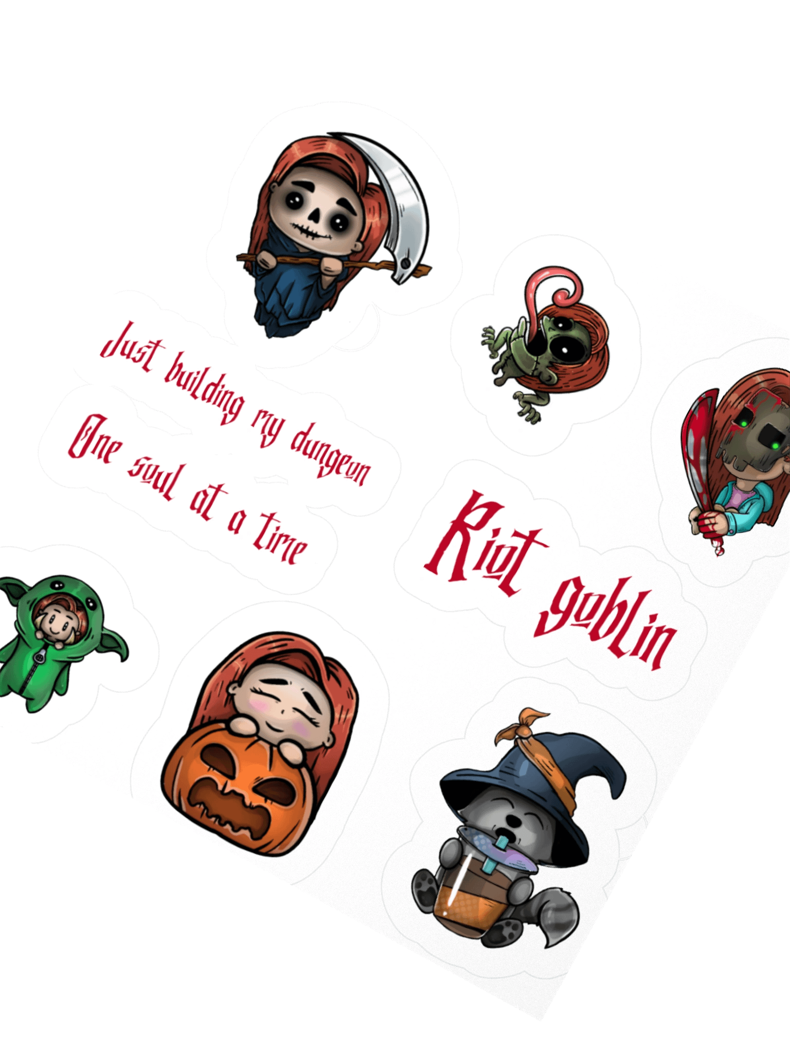 Halloween in the Dungeon sticker set product image (4)