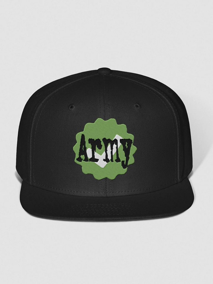 Checkmark Army Wool Snapback Cap product image (1)