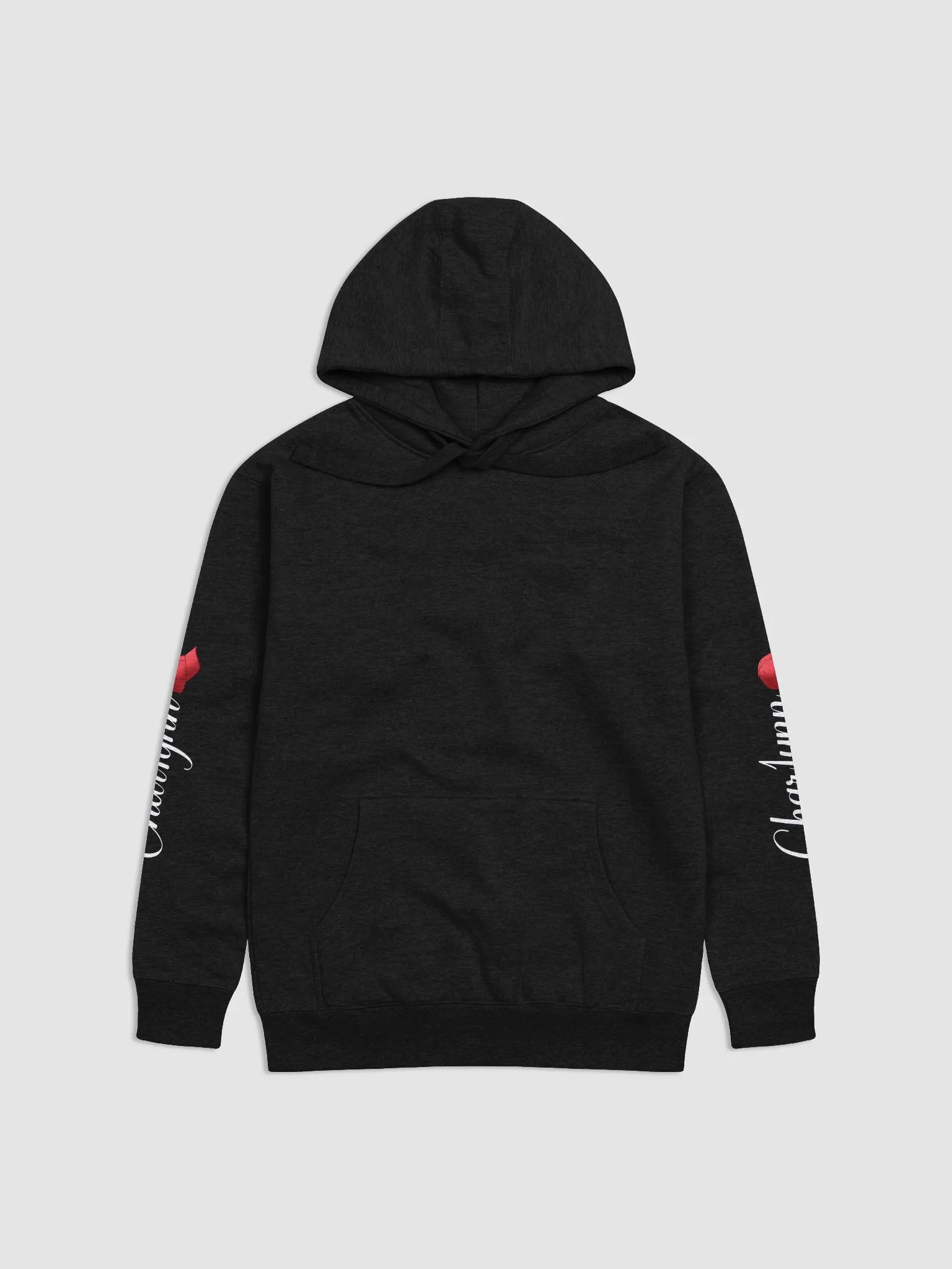 Char1ynn name down sleeves hoodie product image (1)